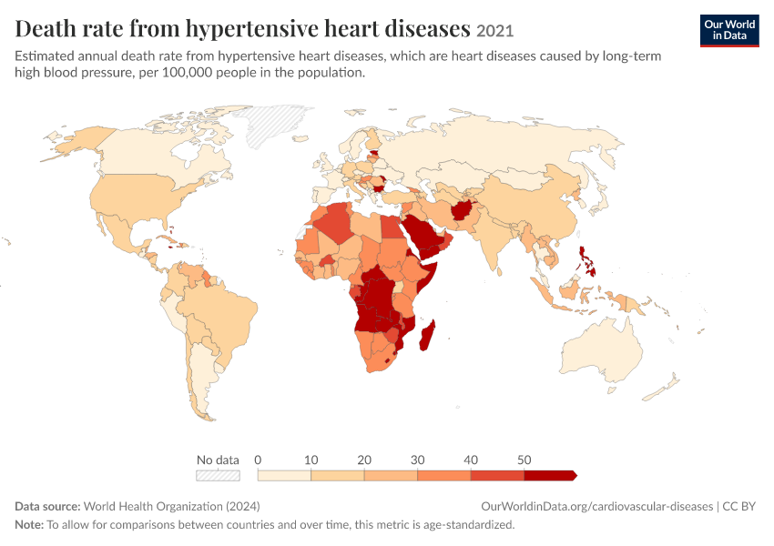 A thumbnail of the "Death rate from hypertensive heart diseases" chart