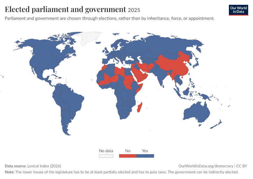 A thumbnail of the "Elected parliament and government" chart