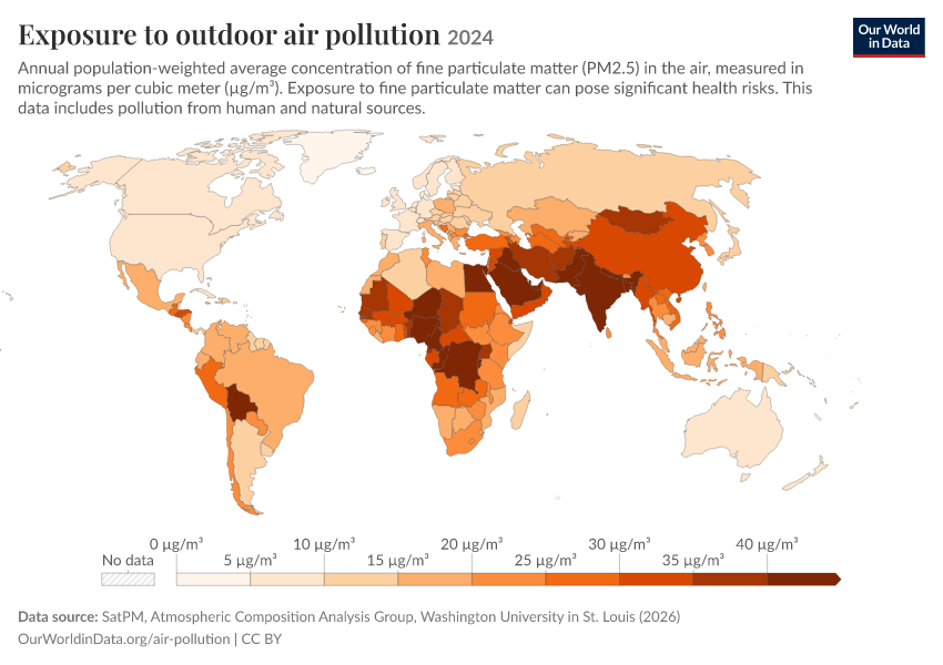 A thumbnail of the "Exposure to outdoor air pollution" chart